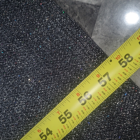 Elegant Black Glitter Gown - Picture 3 of 6